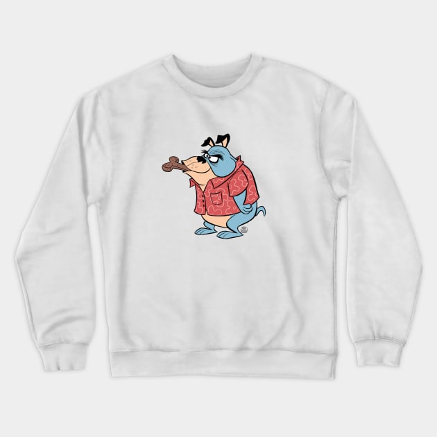 FUNNY BULLDOG CARTOON Crewneck Sweatshirt by markscartoonart62